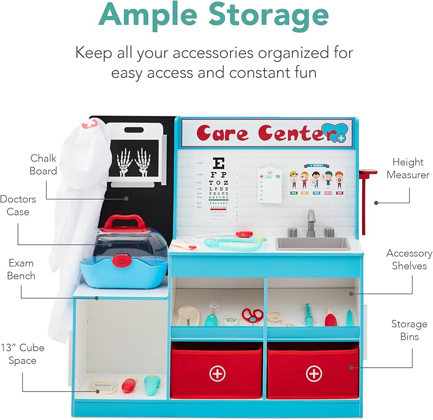 Amazon.com: Best Choice Products Pretend Play Doctor's Office